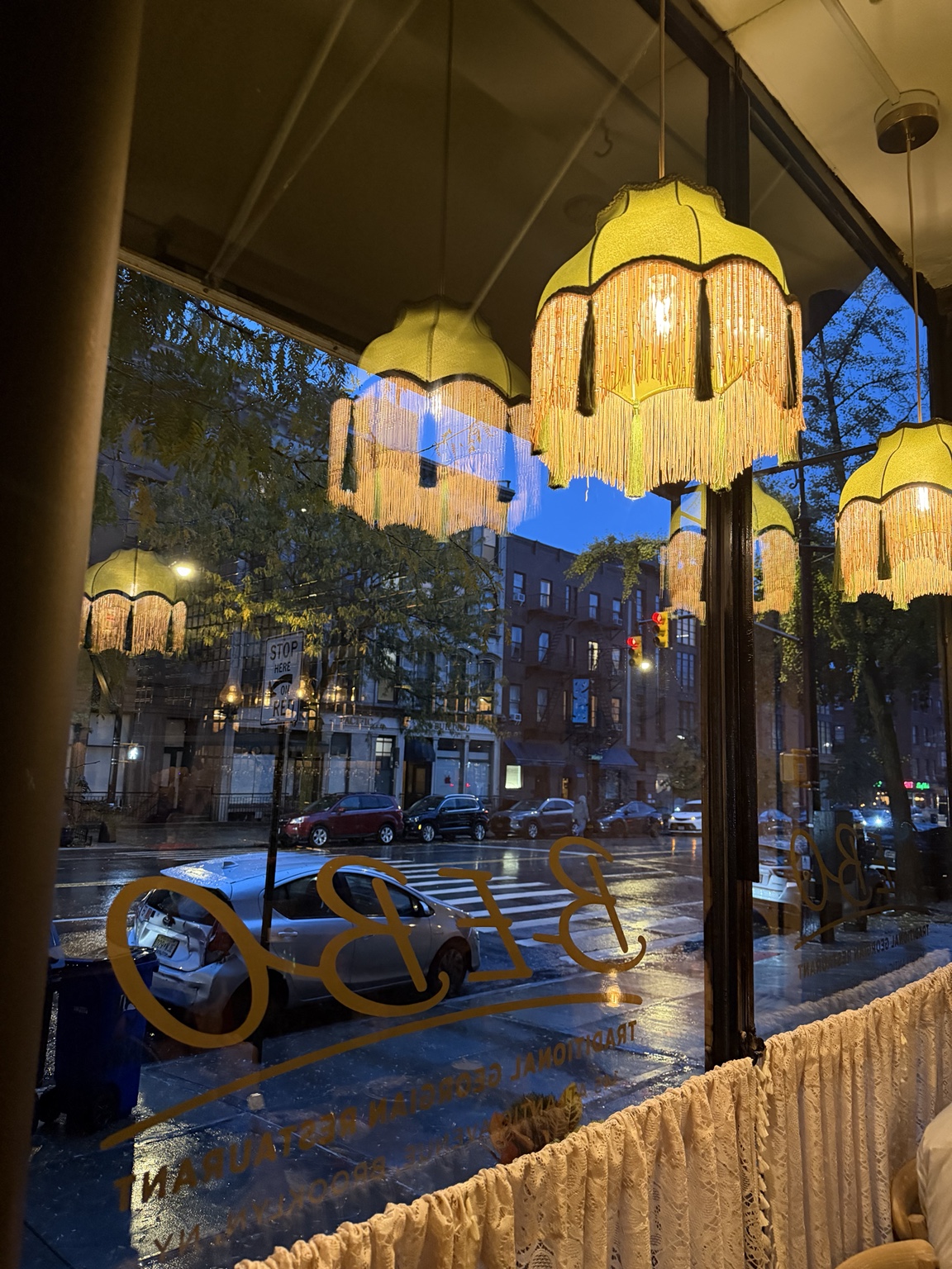 Golden light on a Brooklyn evening